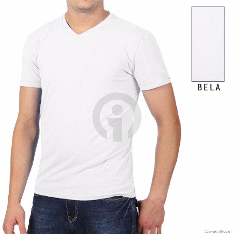 muška majica bela ishop online prodaja