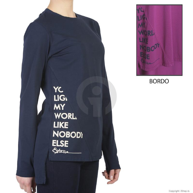 ženska majica bordo ishop online prodaja