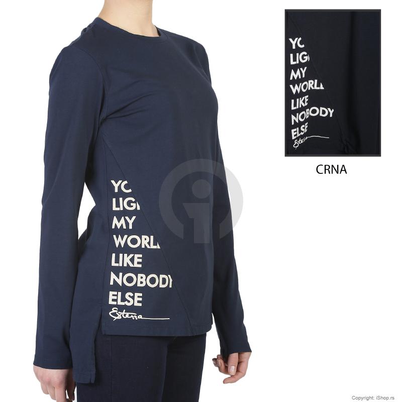ženska majica crna ishop online prodaja