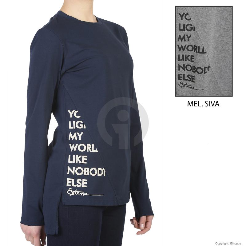 ženska majica siva ishop online prodaja