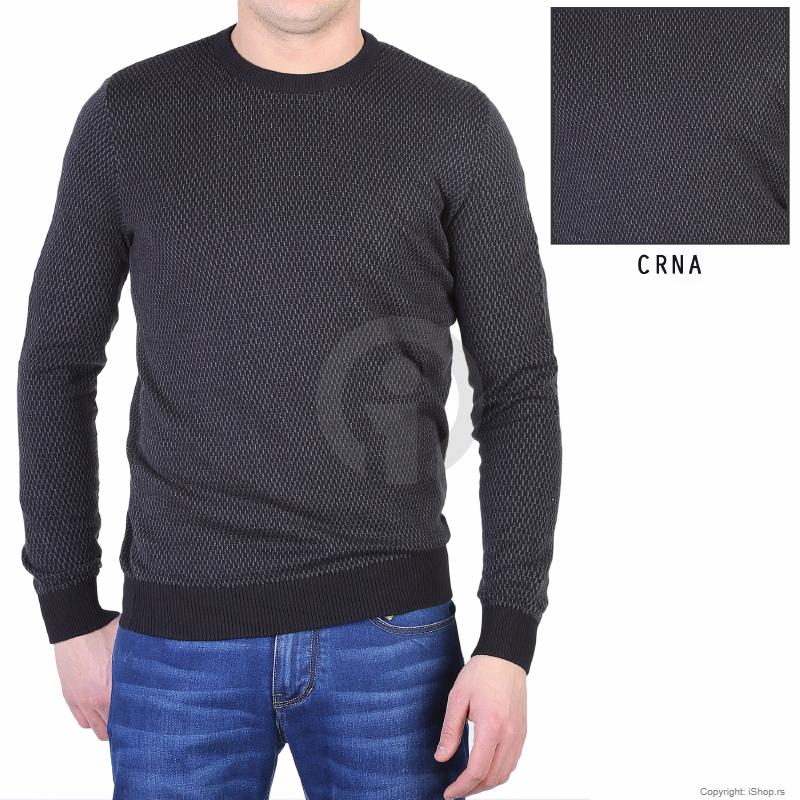 muški džemper crna ishop online prodaja