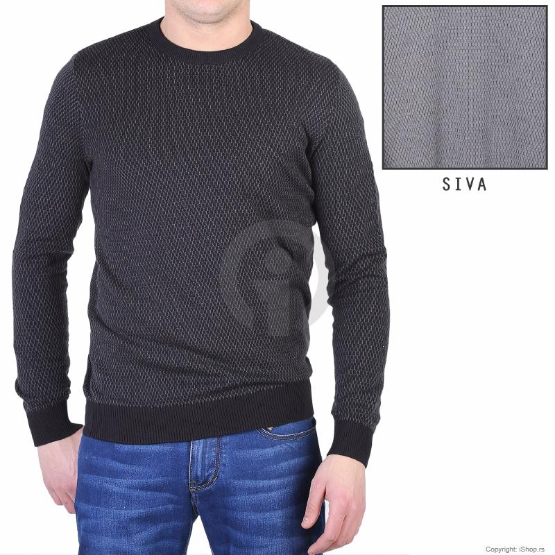 muški džemper siva ishop online prodaja
