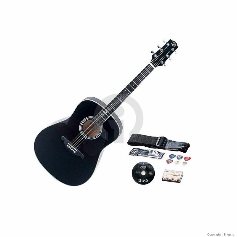 akustična gitara sx dg150k bk ishop online prodaja