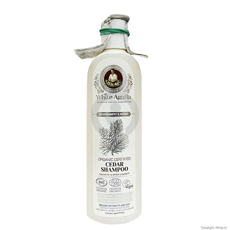 white agafia cedar shampoo ishop online prodaja