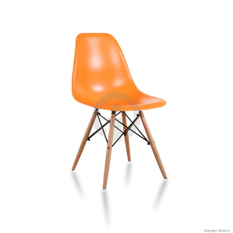 modrena stolica charlie narandzasta ishop online prodaja