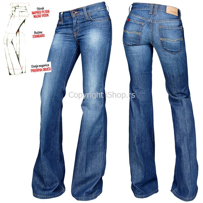 ženske farmerke basic zvono ishop online prodaja