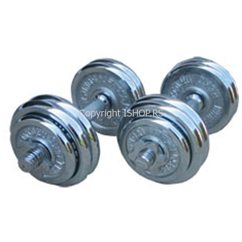 set bučica 2x15 kg hromirani ishop online prodaja