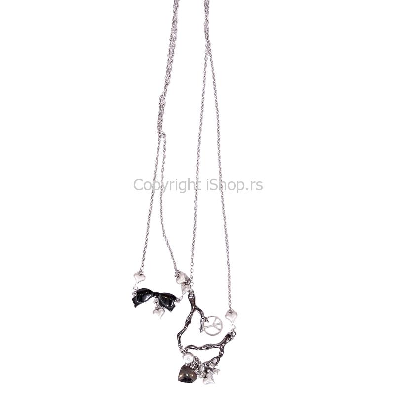 ženska ogrlica woody long necklace ishop online prodaja