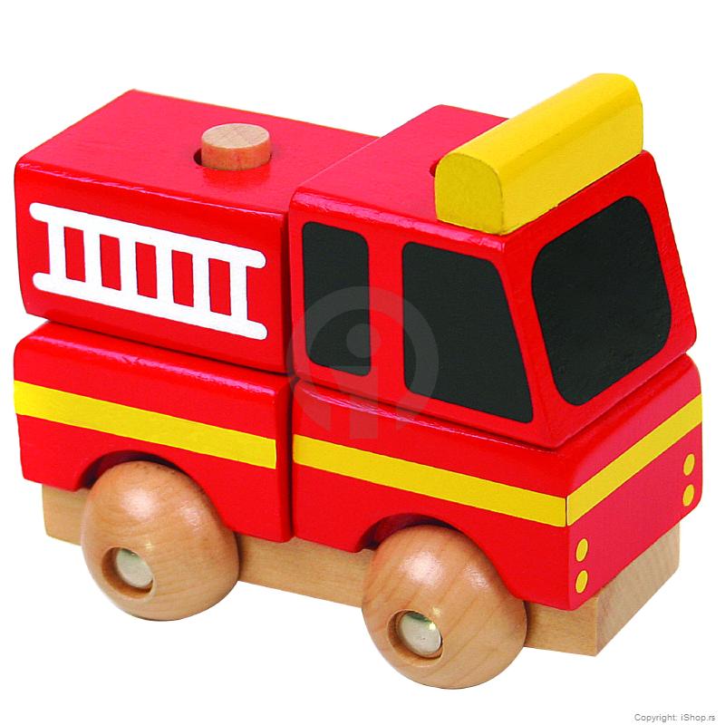 pino drvene mini 3d puzzle vatrogasac ishop online prodaja