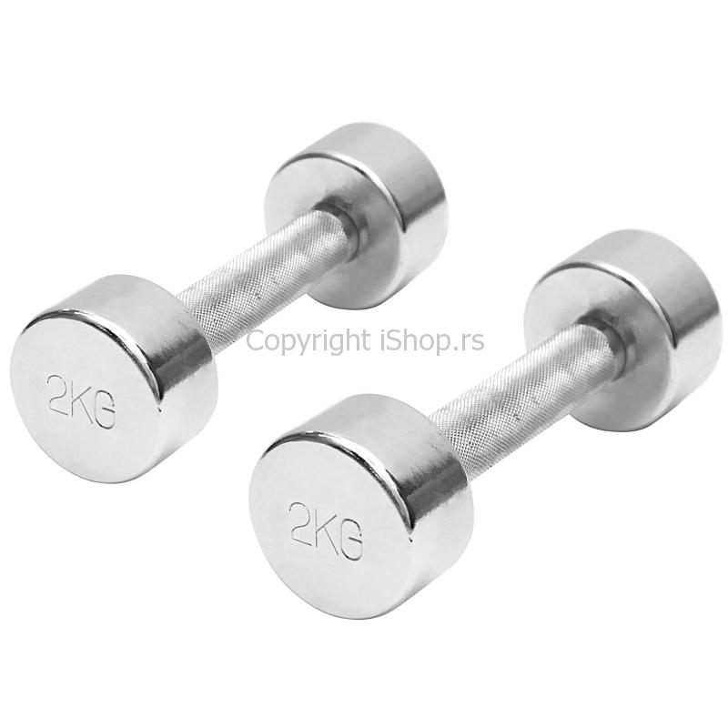 bučice hromirane jednoručne 2kg ishop online prodaja