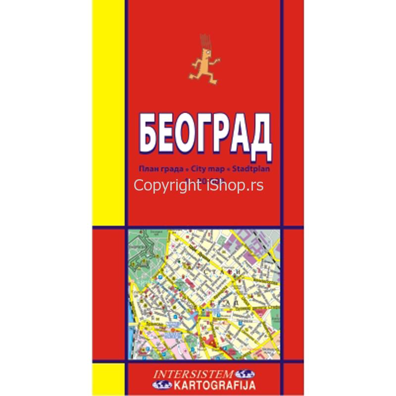 plan grada beograda ćirilica ishop online prodaja