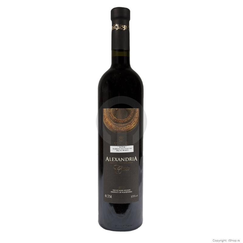 vino tikveš alexandria dry red ishop online prodaja