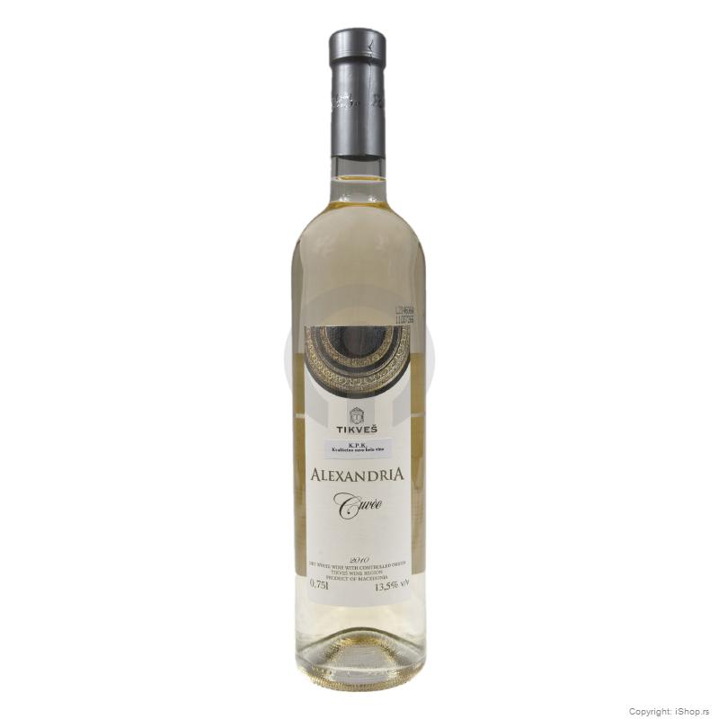 vino tikveš alexandria dry white ishop online prodaja