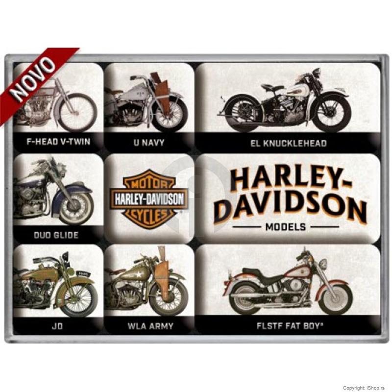 harley davidson model chart set magneta (9kom) ishop online prodaja