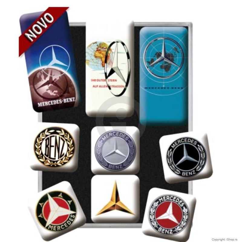 mercedes logo evolution set magneta (9kom) ishop online prodaja